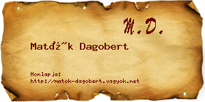 Matók Dagobert névjegykártya